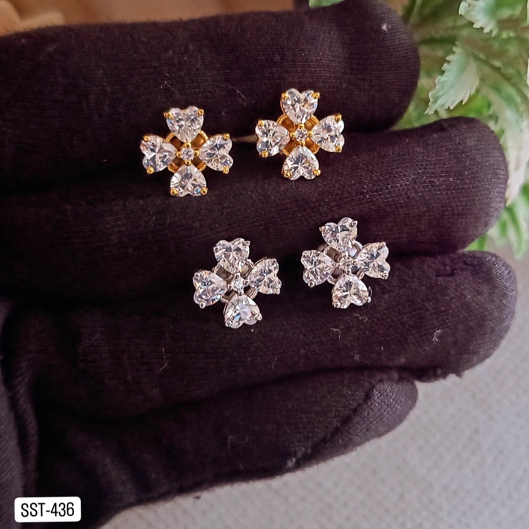 SST 436 | ELEGANT FLOWER-STYLE EARRINGS