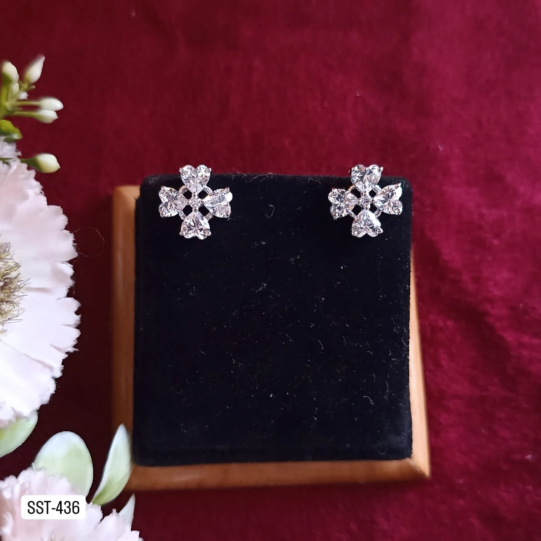 SST 436 | ELEGANT FLOWER-STYLE EARRINGS