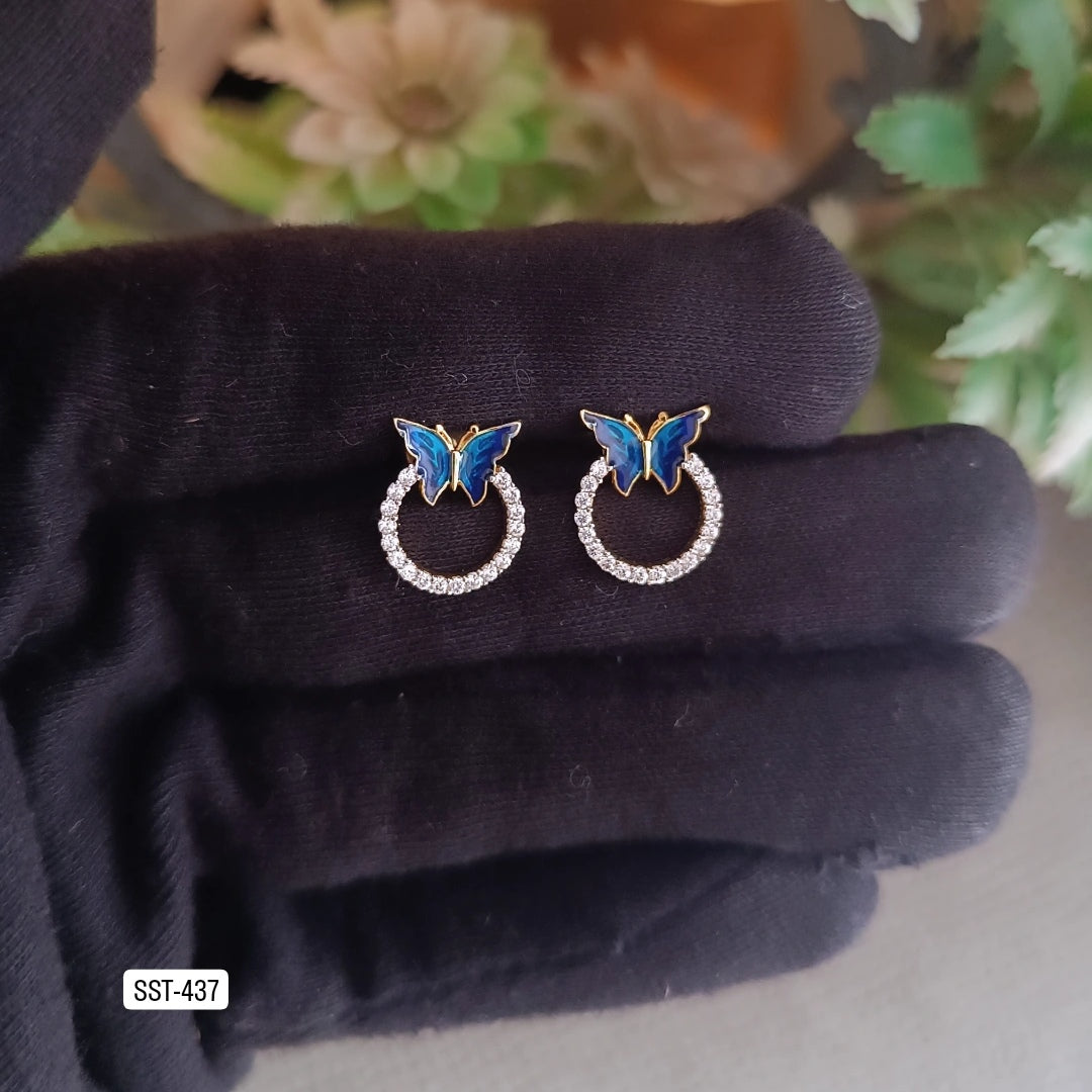 SST 437 | BUTTERFLY CHARMED EARRINGS