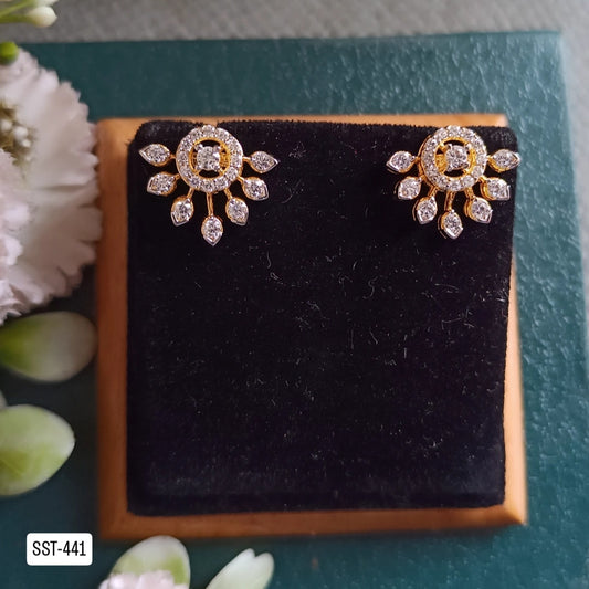 SST 441 | ELEGANT SUNBURST STUD EARRINGS