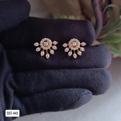 SST 441 | ELEGANT SUNBURST STUD EARRINGS