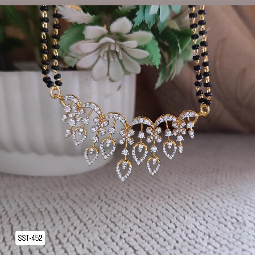 SST 452 | FLORAL MANGALSUTRA