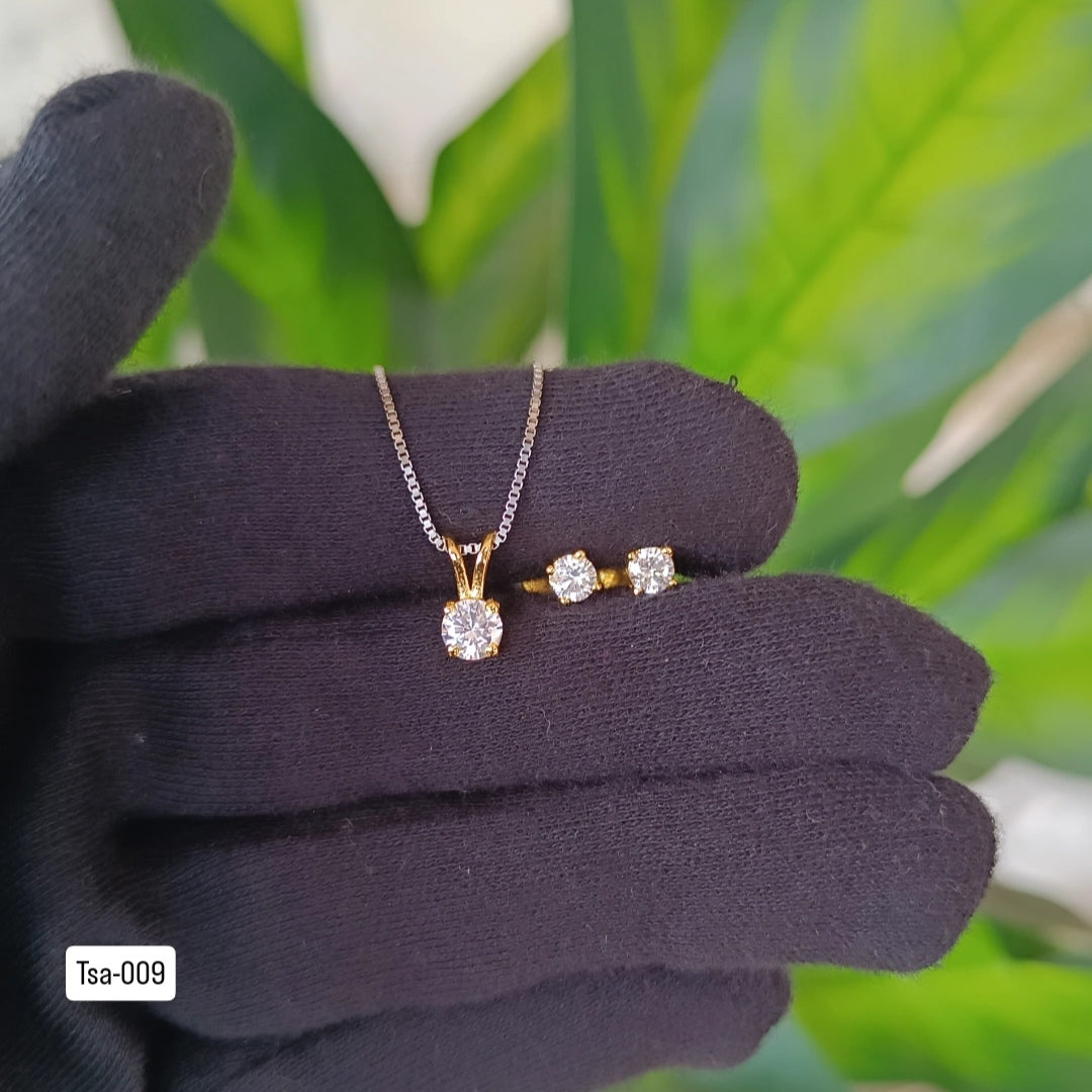 Tsa 009 | PENDENT AND EARRINGS SET