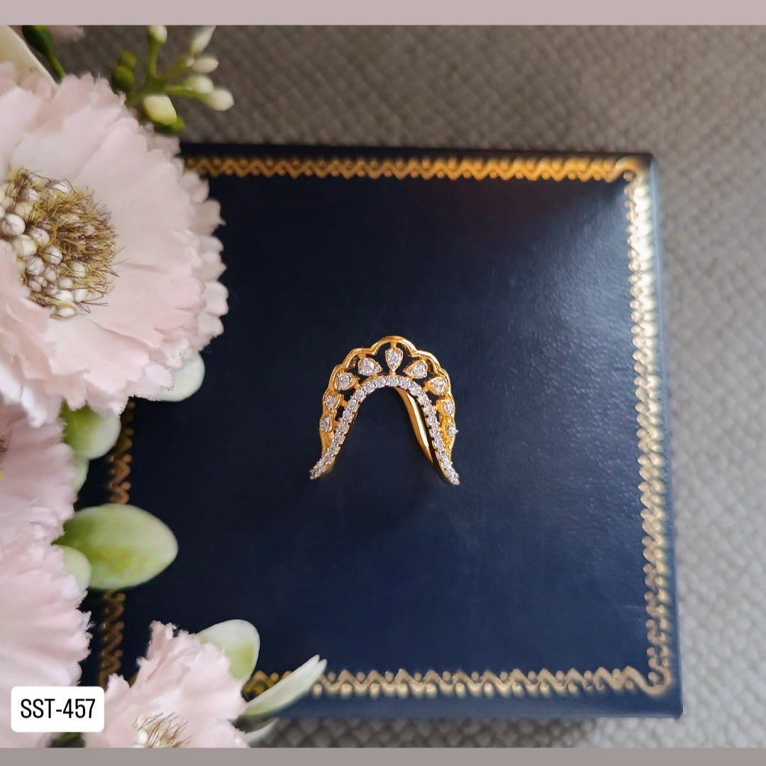 SST 457 | UNIQUE CRESCENT DESIGN STATEMENT VANKI RING