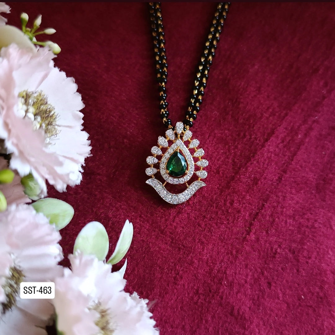 SST 463 | EMERALD PENDANT MANGALSUTRA