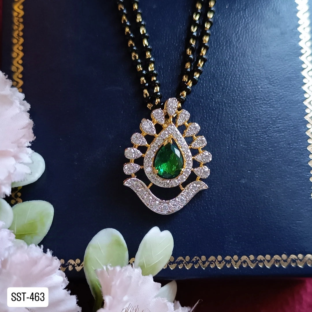 SST 463 | EMERALD PENDANT MANGALSUTRA