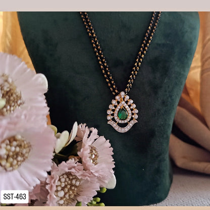 SST 463 | EMERALD PENDANT MANGALSUTRA