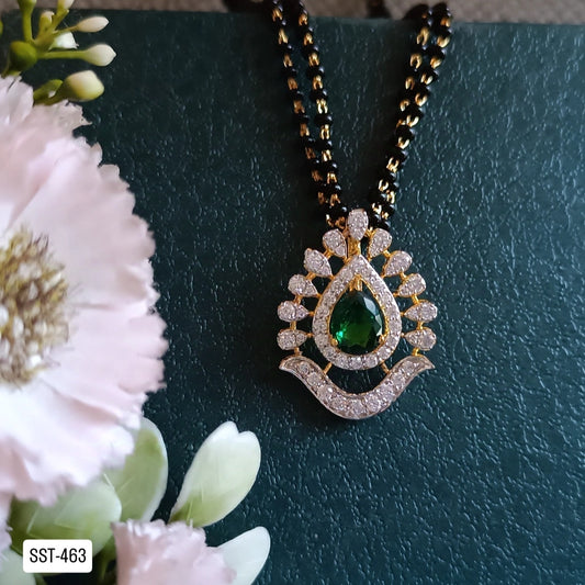 SST 463 | EMERALD PENDANT MANGALSUTRA