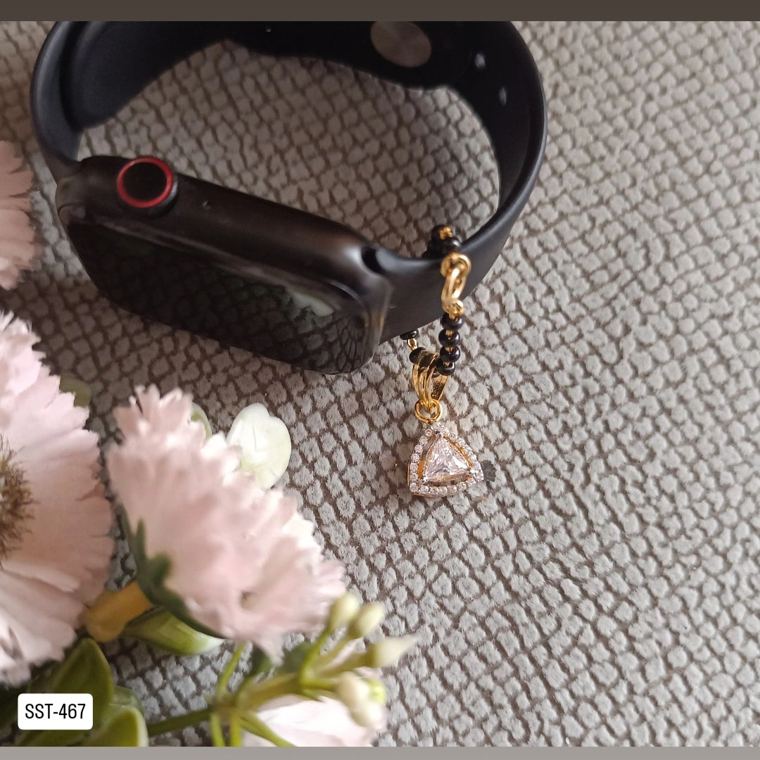 SST 467 | CZ TRIANGLE WATCH CHARM