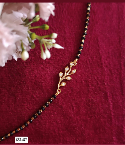 SST 477 | HAND MANGALSUTRA WITH  CZ DETAILING