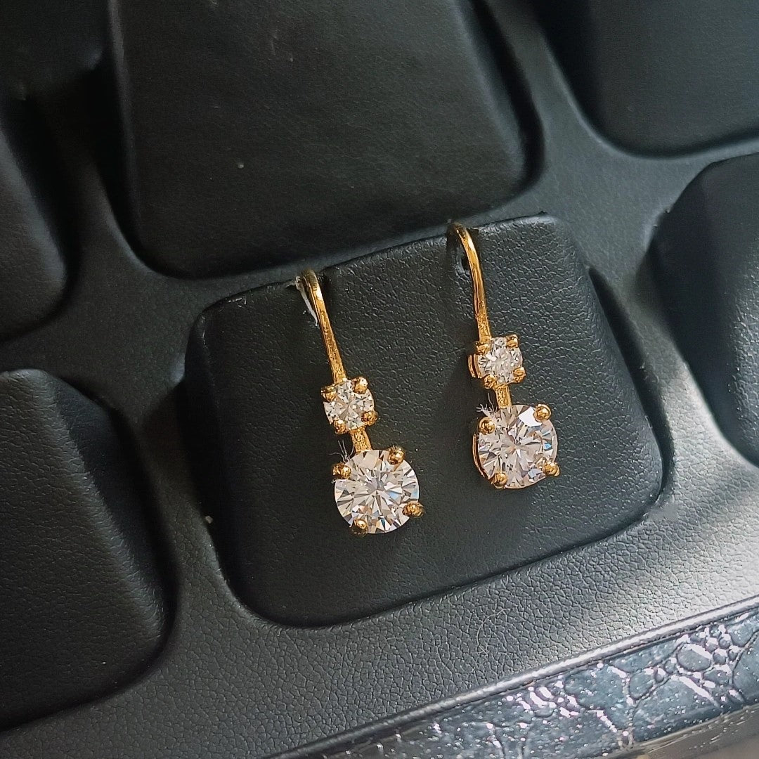 SST 169 | SOLITAIRE PAIR EAR RINGS