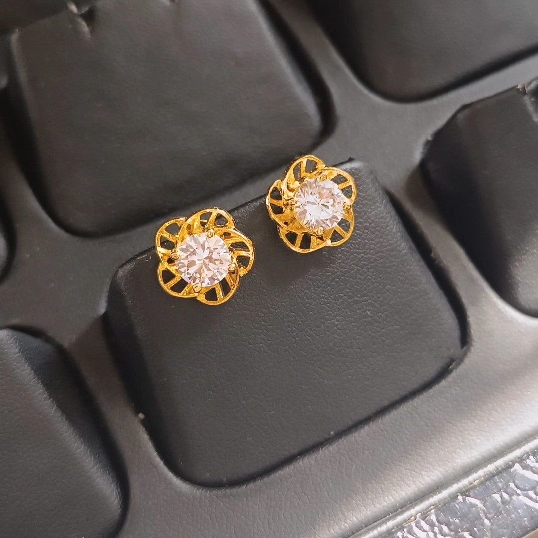 SST 191 | SUNFLOWER STUD EARRINGS