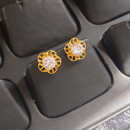 SST 191 | SUNFLOWER STUD EARRINGS
