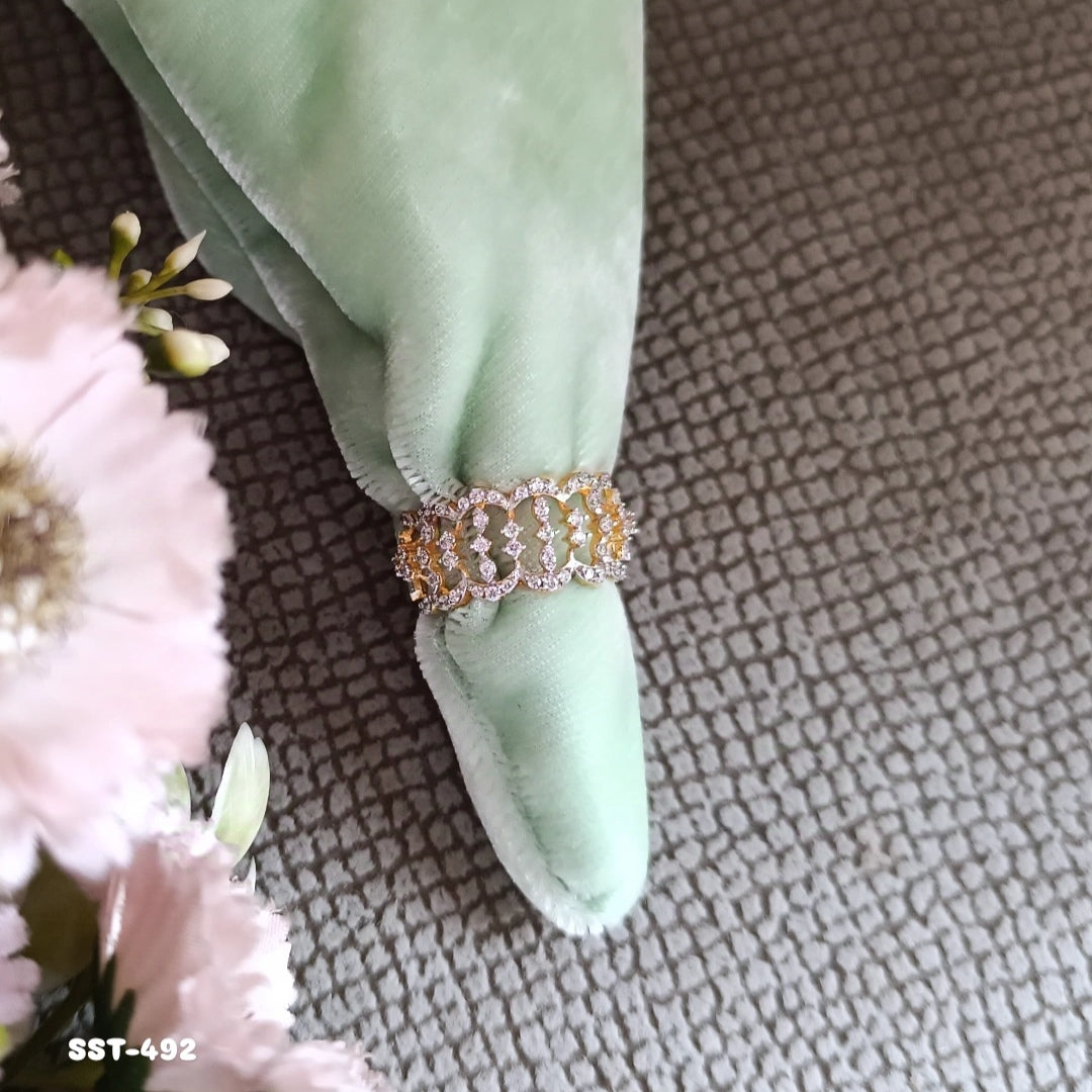 SST 492 | SPARKLING ACCENT RING