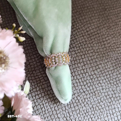 SST 492 | SPARKLING ACCENT RING