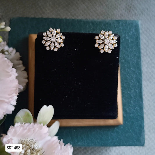 SST 498 | FLORAL CLUSTER STUD EARRINGS