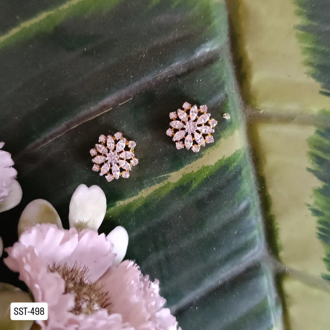 SST 498 | FLORAL CLUSTER STUD EARRINGS