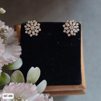 SST 498 | FLORAL CLUSTER STUD EARRINGS