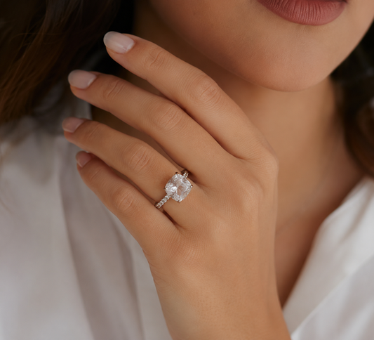 SST 157 | PINK STONE STATEMENT RING