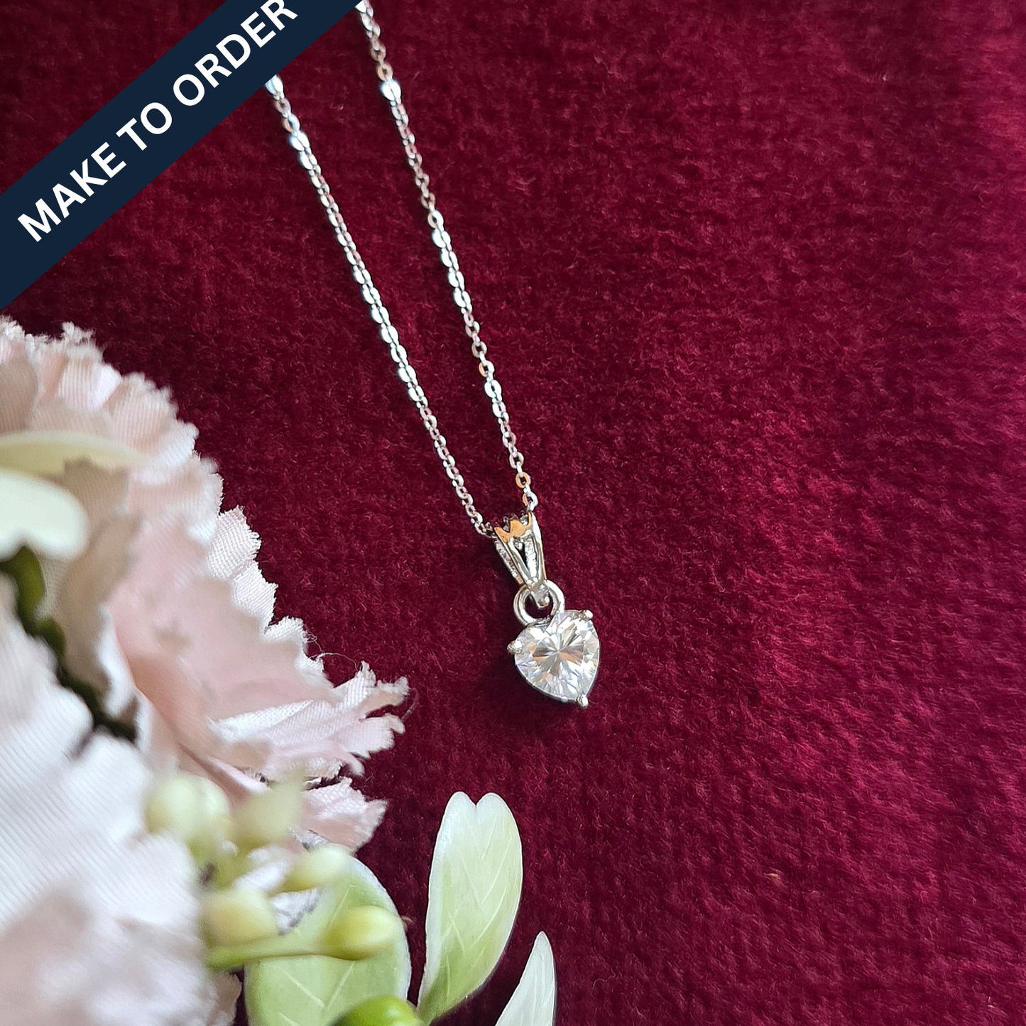 RCM 032 | MOISSANITE PENDENT AND CHAIN SET