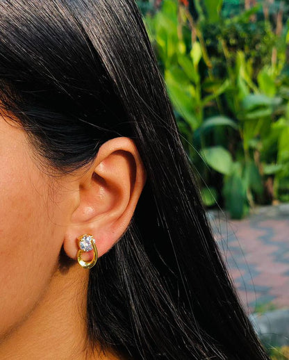 SST 216 | SINGLE DIAMOND EARRING