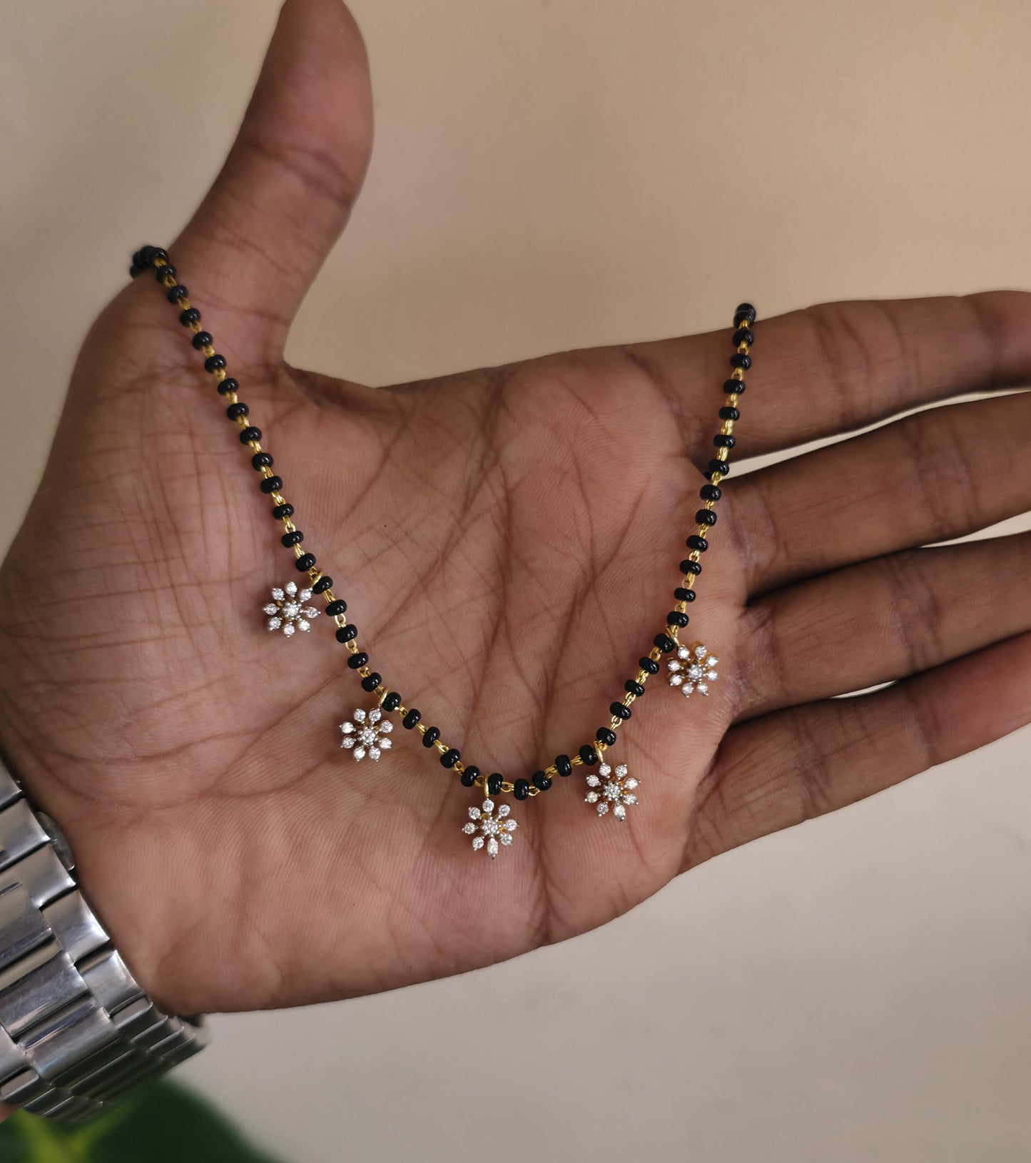 SST 410BB | FANCY FLOWER MANGALSUTRA