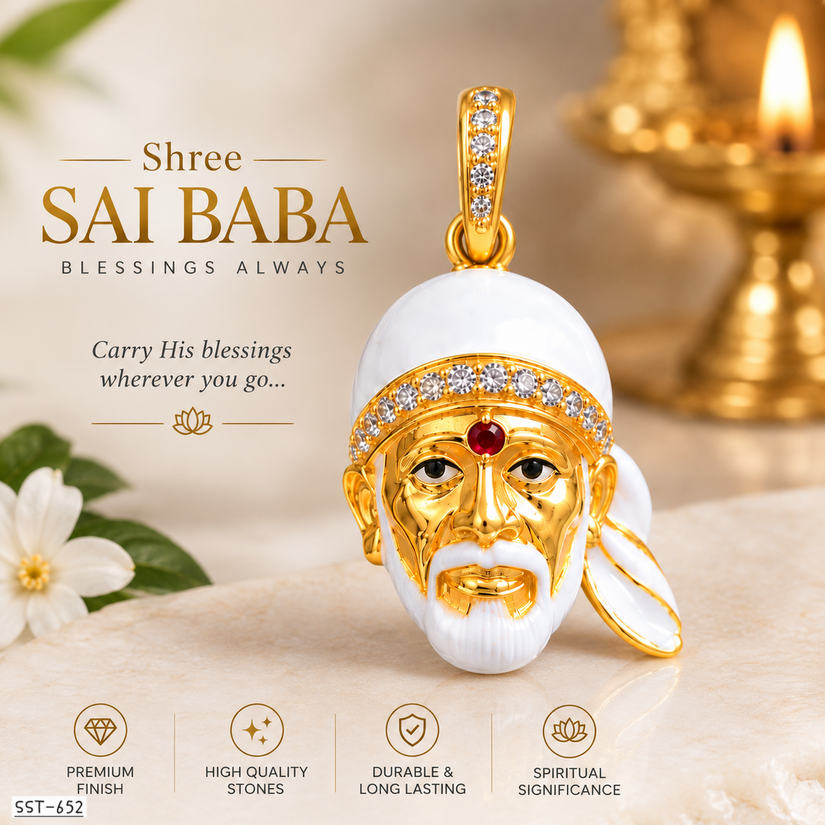 SST 652 | SAI BABA PENDENT