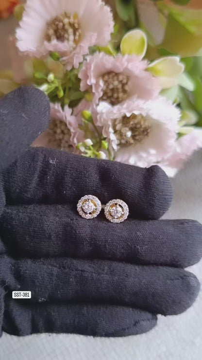 SST 381 | SPARKLING CRYSTAL STUD EARRINGS