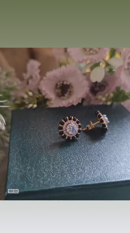SST 172 | MANGALSUTRA BLACK BEADS EARRINGS