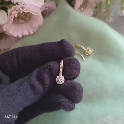 SST 314 | ELEGANT CRYSTAL DROP EARRINGS