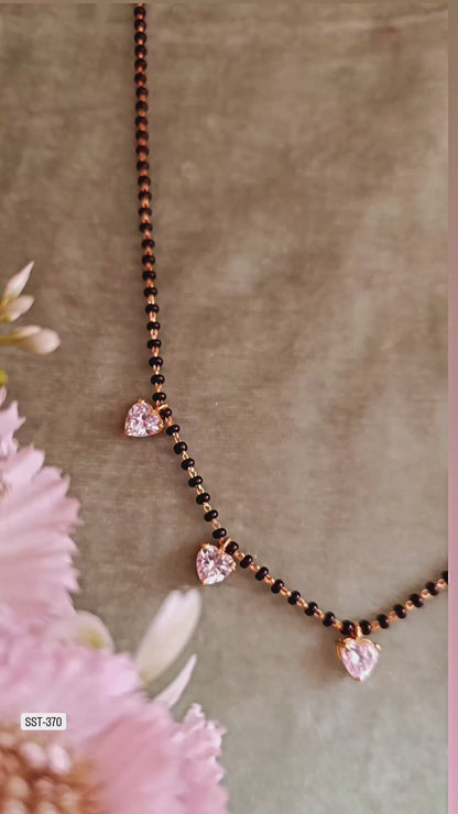 SST 370 | HEART-SHAPED PENDANT MANGALSUTRA