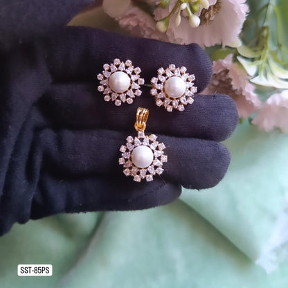 SST 085PS | PENDANT EARRINGS SET