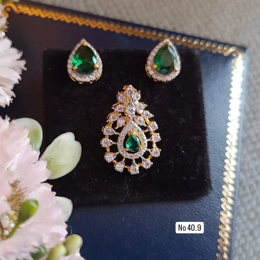 SST 225P+187 | PENDANT EARRINGS SET