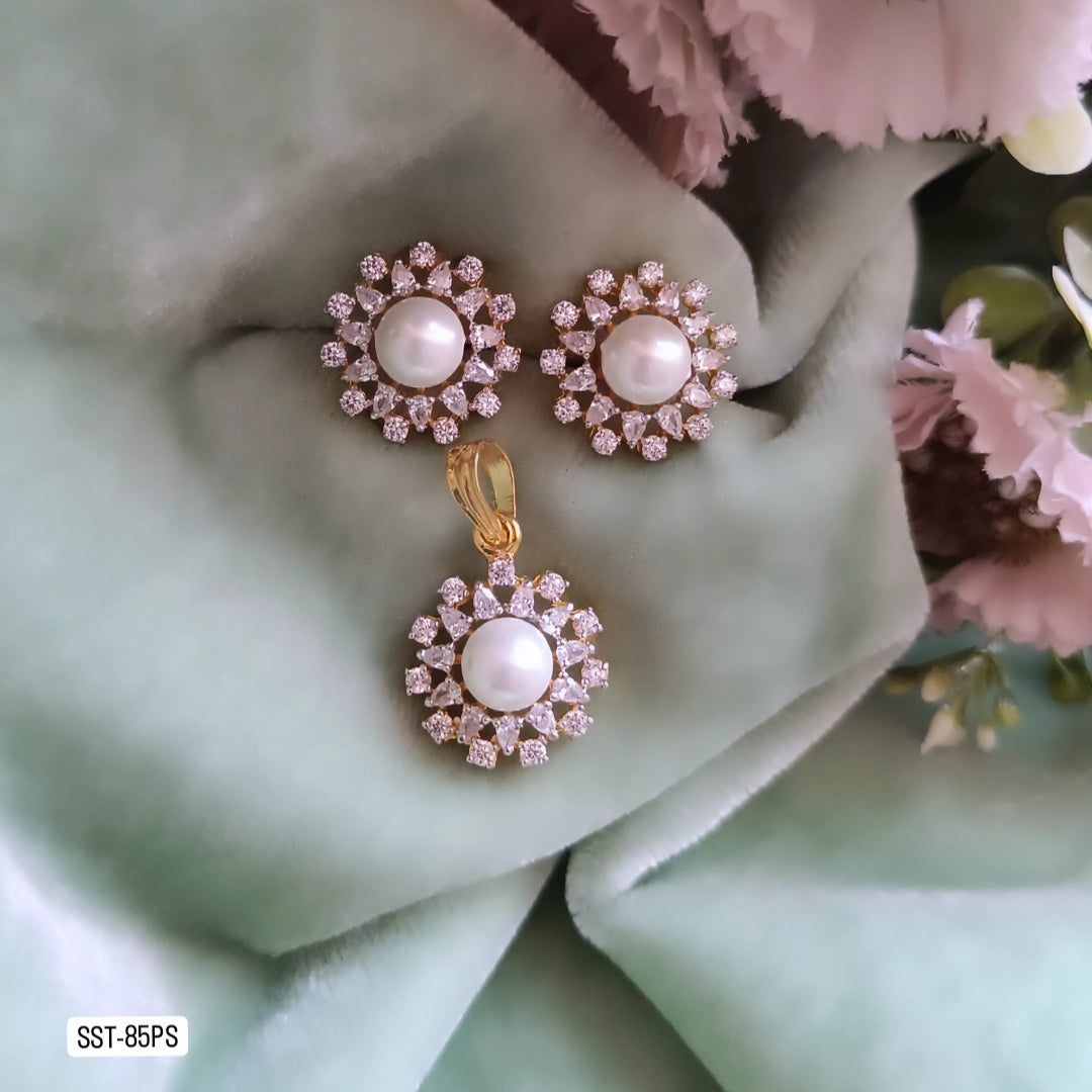SST 085PS | PENDANT EARRINGS SET