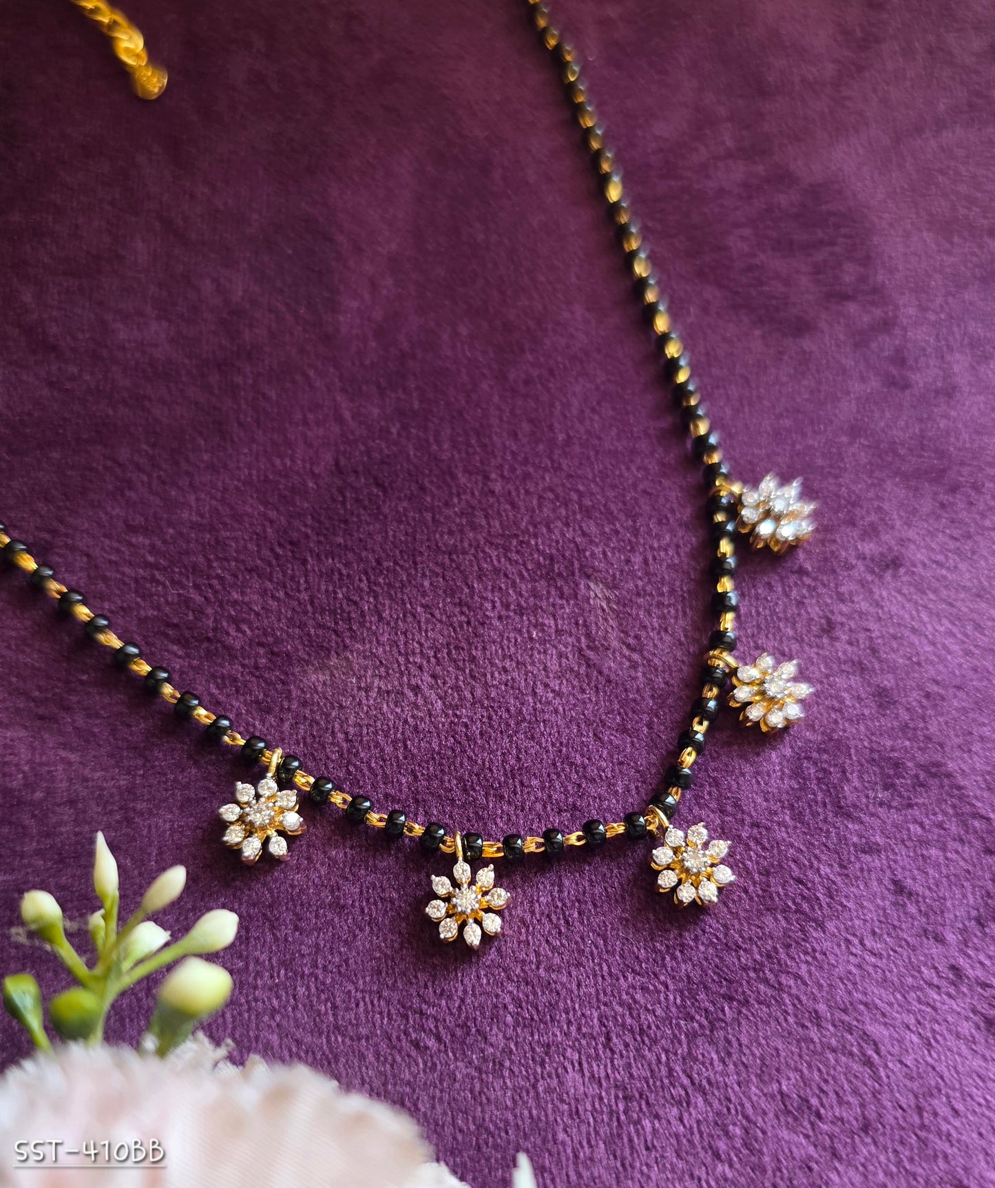 SST 410BB | FANCY FLOWER MANGALSUTRA