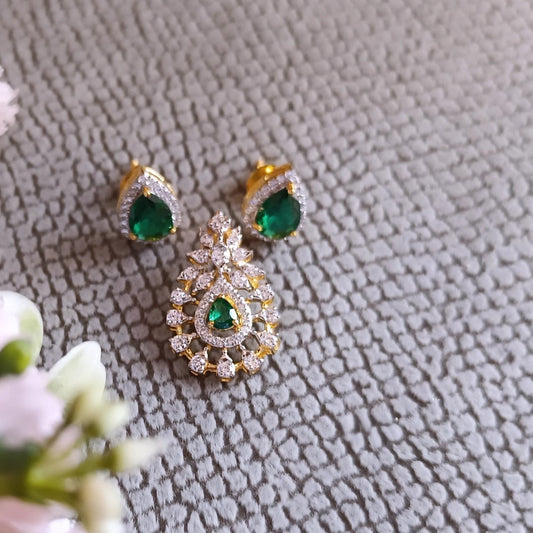 SST 225P+187 | PENDANT EARRINGS SET