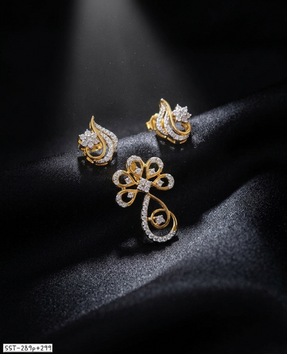 SST 289P + 299 | PENDENT AND EARRINGS SET