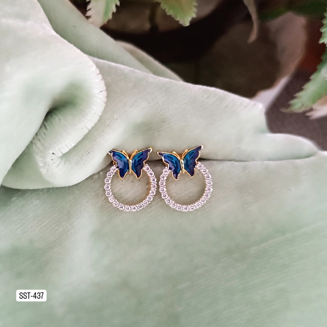 SST 437 | BUTTERFLY CHARMED EARRINGS