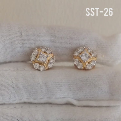 SST 026 | AZZLING FLORAL STUD EARRINGS