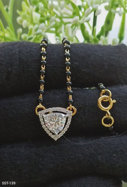 SST 139 | TRIAD DIAMOND MANGALSUTRA