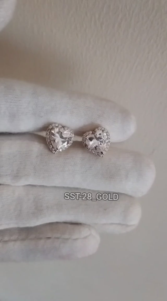 SST 028 | RADIANT HEART STUD EARRINGS