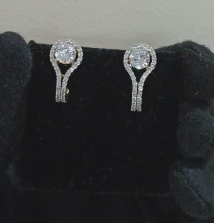 SST 126 | ELEGANT DIAMOND SHIMMER EARRINGS