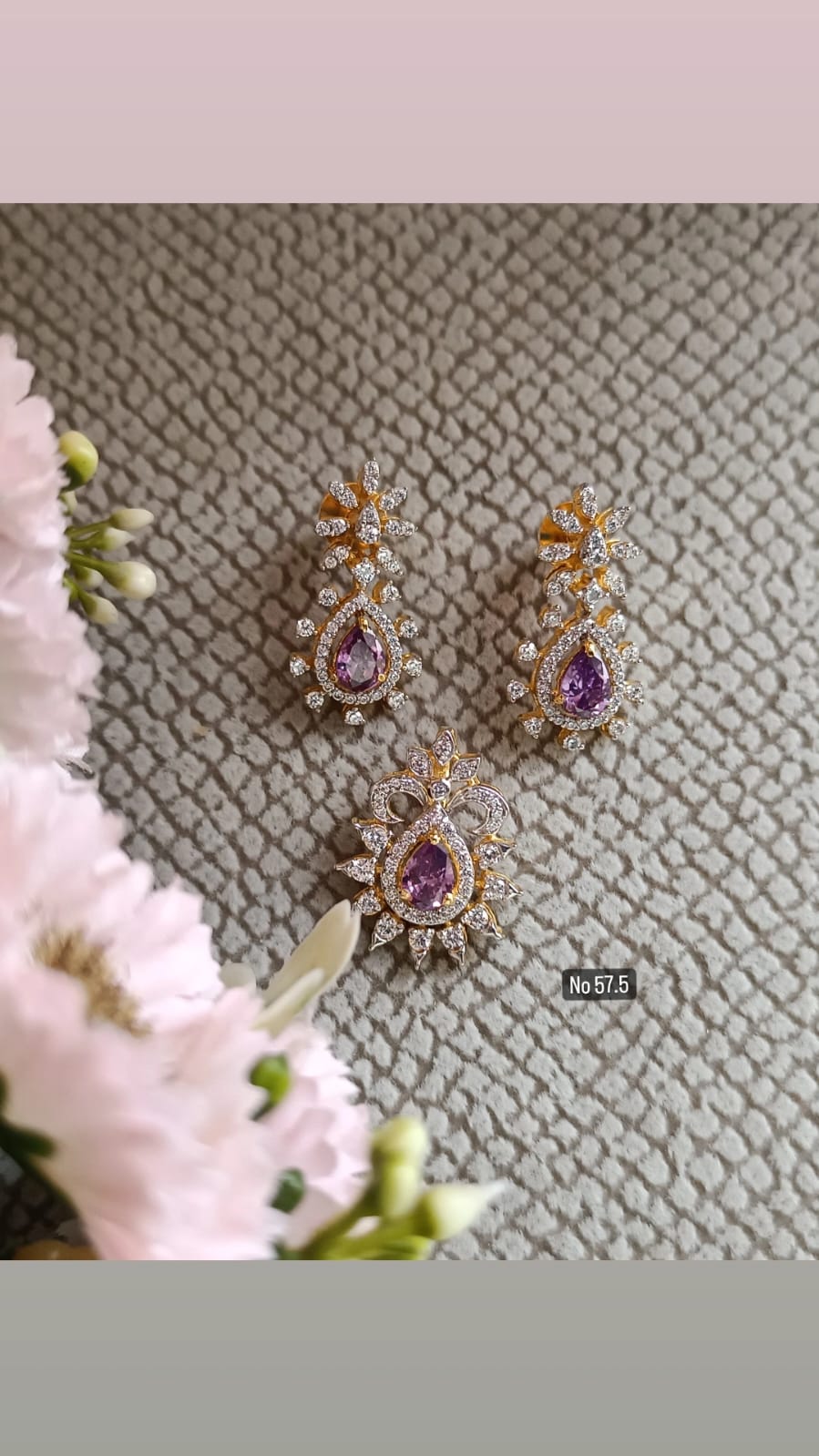 SST 162 + 257 COMBO | PENDANT AND EARRING SET