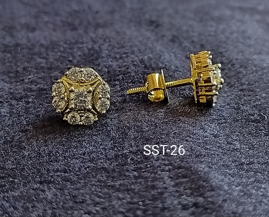 SST 026 | AZZLING FLORAL STUD EARRINGS