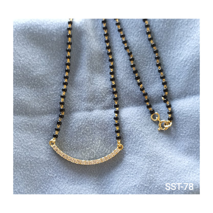 SST 078 | CURVED SPARKLE MANGALSUTRA
