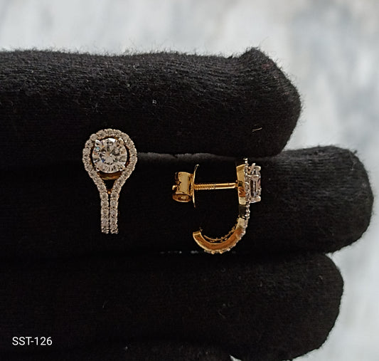 SST 126 | ELEGANT DIAMOND SHIMMER EARRINGS