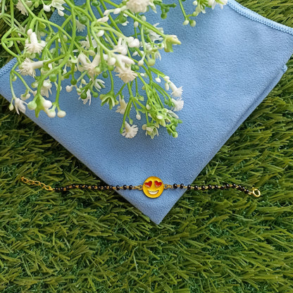SMILEY SILVER BABY NAZARIYA BRACELET