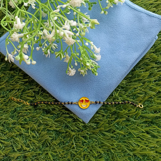 SMILEY SILVER BABY NAZARIYA BRACELET