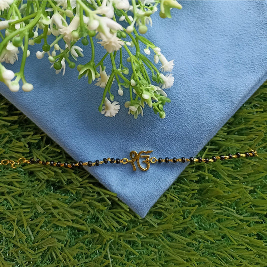 EKOMKAR SILVER BABY NAZARIYA BRACELET