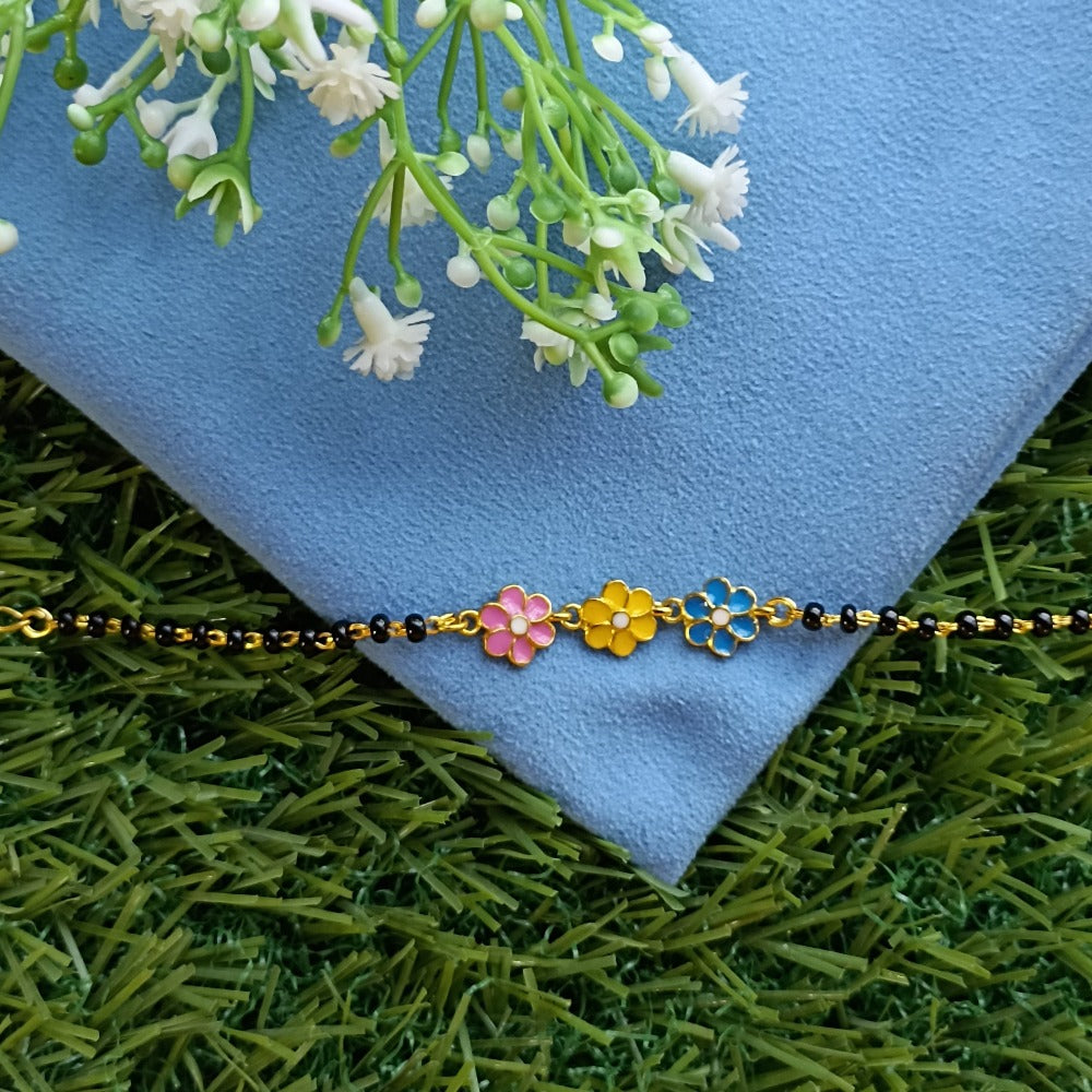 FLOWERS SILVER BABY NAZARIYA BRACELET